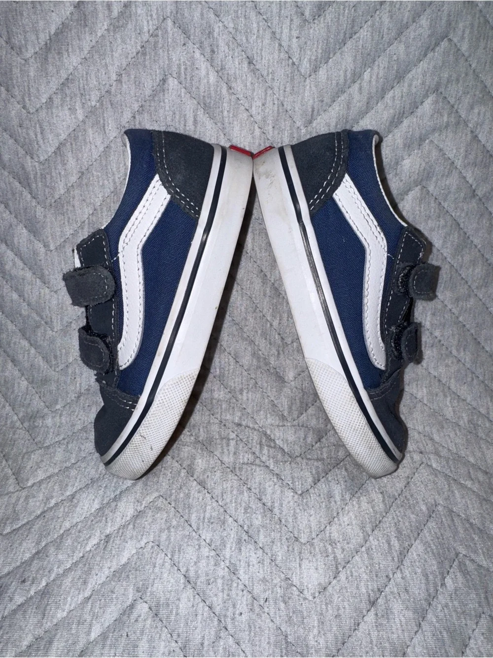 Toddler size 8 Vans brand in blue